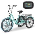 DoCred 350W Electric Tricycle with Large Basket