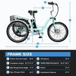 DoCred 350W Electric Tricycle with Large Basket