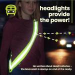 Hi-Vis Reflective Sash for Night Walking, Biking, School