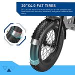 Hiboy EX6 Electric Bike: 20" Fat Tire, 500W Motor