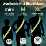 Hi-Vis Reflective Sash for Night Walking, Biking, School