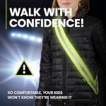 Hi-Vis Reflective Sash for Night Walking, Biking, School