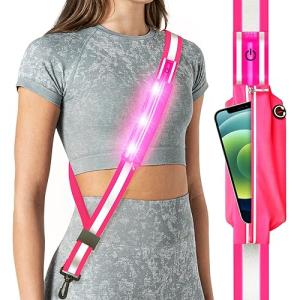 Fokia Kunbio LED Reflective Belt Sash (Pink)