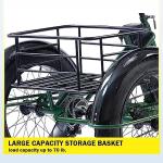 CHONGHAN Electric Trike: 750W Three Wheel Ebike