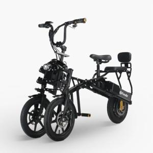 AfredaS6 Electric Tricycle Bike, AQSS Suspension, Compact Folding