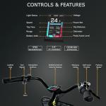 Perraro Panda Foldable Adult Electric Tricycle, 750W Motor