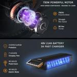 Perraro Panda Foldable Adult Electric Tricycle, 750W Motor