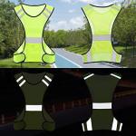 TCCFCCT Reflective Running Vest: High Visibility, Lightweight, Yellow