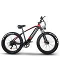 1000W Electric Fat Tire Bike, 35MPH, 60 Mile Range