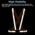 SAWNZC Reflective Vest 2Pack: High Visibility for Nighttime Activities