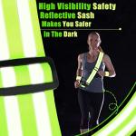 Reflective Safety Belt Set for Electric Bikes (Green)