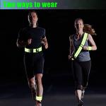 Reflective Safety Belt Set for Electric Bikes (Green)
