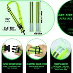 Reflective Safety Belt Set for Electric Bikes (Green)