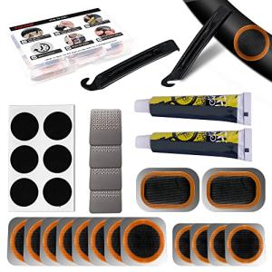 E-Bike Tire Repair Kit - Vulcanizing Patches, Glued Patchs