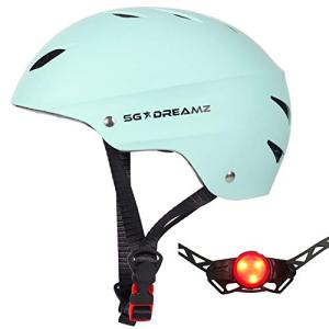 LED Safety Light Adult Commuter Bike Helmet