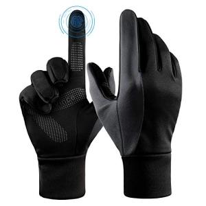 FanVince Thermal Bike Gloves - Touchscreen Windproof & Water Resistant