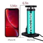 Compact Electric Bike Pump, Presta/Schrader Valves, Aluminum Alloy