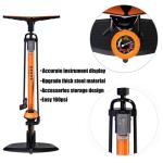 GOBKO Bike Floor Pump with Gauge - 160Psi