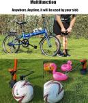 GOBKO Bike Floor Pump with Gauge - 160Psi
