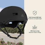 Large Matte Black Electric Bike Helmet