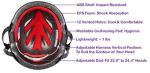LED Safety Light Adult Commuter Bike Helmet