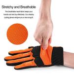 INBIKE Knuckle Guard Mountain Bike Gloves: Breathable & Padded