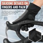 OZERO Men's Winter Bike Gloves - Texting & Non-Slip