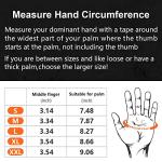 OZERO Men's Winter Bike Gloves - Texting & Non-Slip