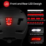 ILM USB Rechargeable LED Bike Helmet for Urban Commuters