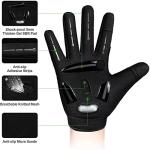 Biking Gloves for Men Women: Full Fingered Shock-Absorbing