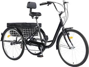 PRIJESSE Adult Tricycle - 7 Speed Cruise Trike