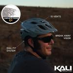 Kali Chakra Solo Electric Bike Helmet, Solid White