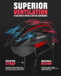 VICTGOAL USB Rechargeable Bike Helmet with Magnetic Goggles