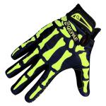 TRIWONDER Skeleton Gloves - Green, Full Finger, S