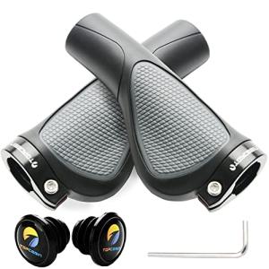 Ergo Design Bike Grips with Aluminum Lock Grips