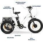 MALISA Electric Trike - Big Wheels, Long Range, Comfortable