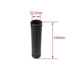 Kasteco Mushroom Grips for BMX/MTB/Road Bikes, Black