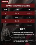 VINSGUIR Lightweight Gym Gloves, Excellent Grip for Electric Biking
