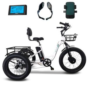 EMOJO Electric Tricycle/Fat Tire Caddy Pro Trike