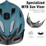 Bosoar Mountain Bike Helmet with Camera Mount