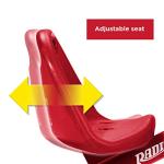 Radio Flyer Deluxe Steer and Stroll Tricycle, Red