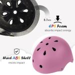 Adjustable Kids Bike Helmet - Pink, Multi-Sport