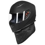 ILM DOT Full Face Helmet with Neck Scarf + Visors