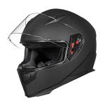 ILM DOT Full Face Helmet with Neck Scarf + Visors