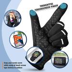 Hikenture Thermal Full Finger Cycling Gloves - Black