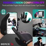 Colorful Night Glow Women's Cycling Gloves with Touch Screen