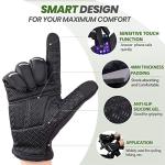 Hikenture Thermal Full Finger Cycling Gloves - Black