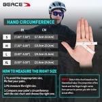 Colorful Night Glow Women's Cycling Gloves with Touch Screen