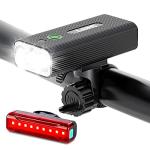 Bright 1200 Lumens USB Rechargeable Bike Lights