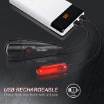 Ascher USB Rechargeable Bike Light Set - Ultra Bright